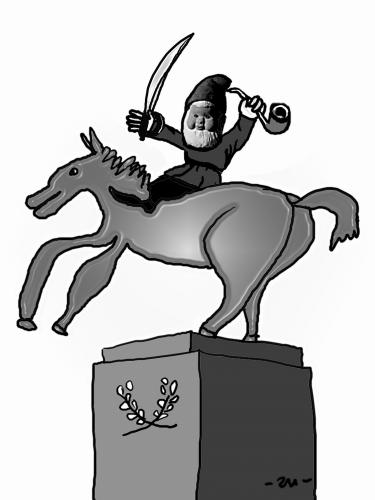 statue cartoon