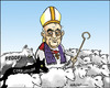 Cartoon: Pope Francis I Franciskus I (small) by jeander tagged pope,franciskus,pedofil,corruptions,scandal,katholic,church