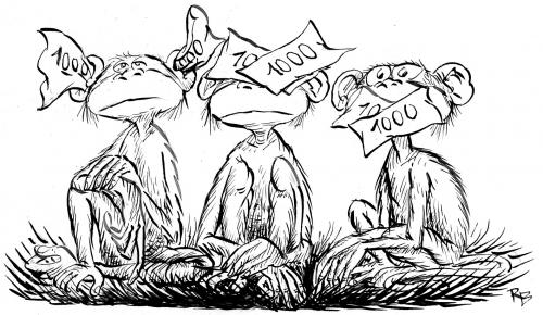 Pictures Of Monkeys Cartoon. Cartoon: monkeys 2 (medium) by