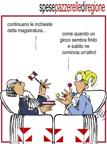 Cartoon: cassonettari (medium) by Enzo Maneglia Man tagged cassonettari,man,maneglia,fighillearte
