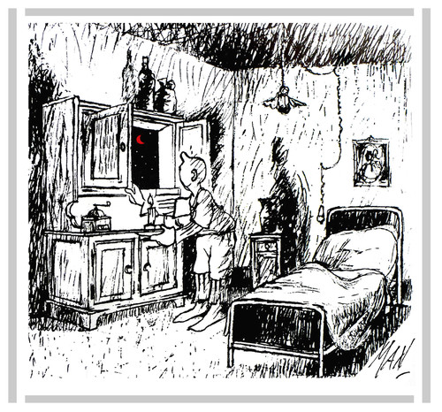 Cartoon: primo quarto (medium) by Enzo Maneglia Man tagged fighille,primo,quarto