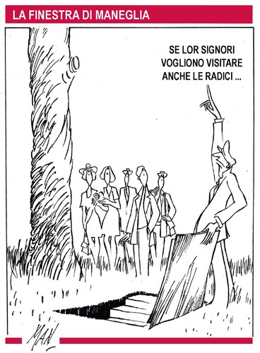 Cartoon: ultimo albero (medium) by Enzo Maneglia Man tagged ecologia