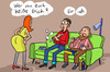 Cartoon: Erich ist hier (small) by rene tagged erich,name,sofa,wohnzimmer