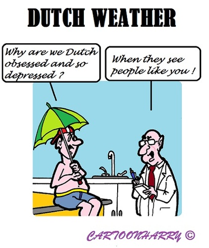 Cartoon: Autumn or Winter (medium) by cartoonharry tagged holland,weather,autumn,winter,rain,cartoons,cartoonharry