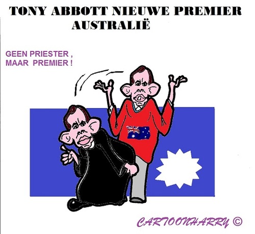 Cartoon: Tony Abbott (medium) by cartoonharry tagged toonpool,premier,tonyabbott,australia