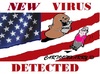 Cartoon: H3N8 (small) by cartoonharry tagged america,seagull,virus,h3n8,cartoon,cartoonist,cartoonharry,dutch,toonpool
