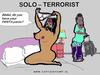 Cartoon: SoloTerrorist (small) by cartoonharry tagged terrorist,cartoon,cartoonharry,solo