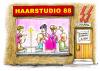 Cartoon: Haarstudio 88 (small) by Bülow tagged nazi national friseur frisur glatze rechts haar