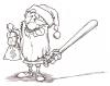 Cartoon: Versprochen ist versprochen (small) by Bülow tagged xmas christmas weihnachten santa clause weihnachtsmann