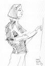 Cartoon: Artists and models. Sketches 9 (small) by Kestutis tagged sketch art kunst kestutis lithuania model