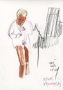 Cartoon: Petras Vysniauskas Jazz (small) by Kestutis tagged sketch,kestutis,lithuania
