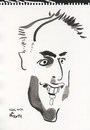 Cartoon: Philipp Lahm (small) by Kestutis tagged philipp,lahm,fußball,fussball,sketch,caricature,goal,tor,2012,euro,football,soccer,greece,germany