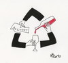 Cartoon: RECYCLING (small) by Kestutis tagged wine recycling account