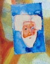 Cartoon: Self-portrait in neo cubism (small) by Kestutis tagged portrait,cubism,kestutis,lithuania,mail,art,kunst,dada,postcard