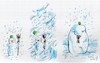 Cartoon: The consequences of a snowstorm (small) by Kestutis tagged snow,kestutis,lithuania,snowstorm,winter,broom,snowman