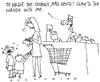 Cartoon: ouzounian (small) by ouzounian tagged love,dating,shopping,men,women,supermarket,checkout