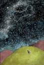 Cartoon: Sternbild -constellation- (small) by motoko tagged hund,dog,stern,star,himmel,sky,night,knochen,boon,romantik