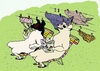 Cartoon: trocken (small) by motoko tagged hund,dog,sommer,wäsche,häangen,trocknen,garten