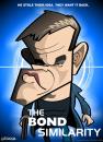 Cartoon: Bourne Supremacy (small) by spot_on_george tagged jason,bourne,matt,damon,caricature
