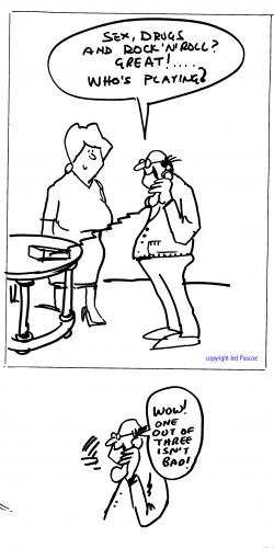 funny sex cartoons. Cartoon: sex drugs (medium) by