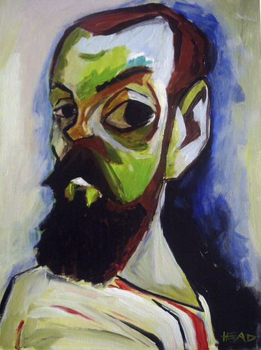 Cartoon: Henri Matisse (medium) by manohead tagged caricatura,manohead,caricature