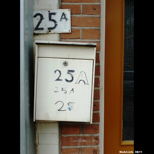 Cartoon: MoArt - Number 25-A (medium) by MoArt Rotterdam tagged old,oud,number,nummerbord,huisnummer,moartcards,moart,rotterdam,tags