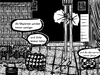 Cartoon: gated (small) by bob schroeder tagged armut,altersarmut,arm,reich,gesellschaft,alt,jung