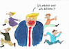 Cartoon: Trump (small) by Skowronek tagged corona,usa,tote,pandemie,trump,virus,friedhof,gräber,skowronek,karikatur,panik