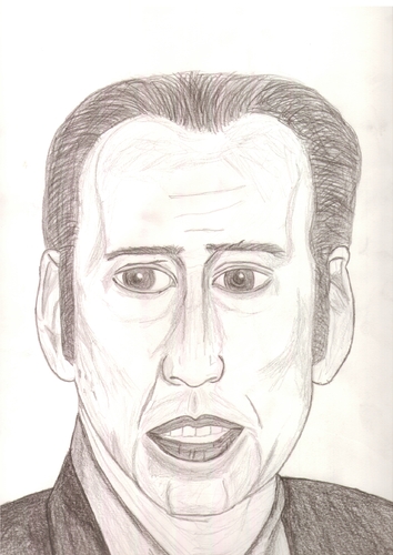 Cartoon Nicolas Cage