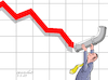 Cartoon: Changing economic course. (small) by Cartoonarcadio tagged economy finances money economic crisis