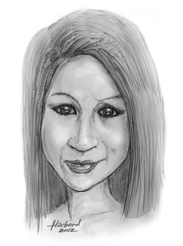 Cartoon: Amanda Todd (medium) by Harbord tagged amanda,todd,cyber,bullying,suicide