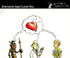 Cartoon: Everyone Says I Love Your (small) by PETRE tagged people,toughts