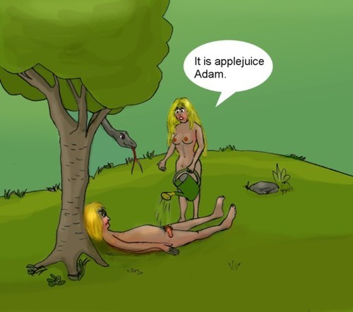 Cartoon: Eden (medium) by Hezz tagged snake,paradise