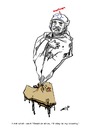 Cartoon: Gaddafi (small) by thinhpham tagged gaddafi,war,nato,france,england,libya,dead