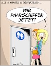 Cartoon: Alle 11 Minuten in Deutschland (small) by Trumix tagged paarship,wc,paarschiffen,toillette,pinkeln,clo,klo,paar,unisex,sex