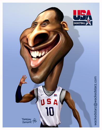 Cartoon: Kobe Bryant (medium) by Wackedstarz tagged kobe