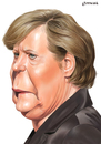 Cartoon: Angela Merkel (small) by penava tagged angela,merkel,karikatur,caricature,angie,kanzlerin,chancellor,politikerin,politician,politics,bundeskanzlerin