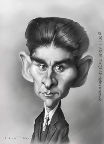 Cartoon: Franz Kafka (medium) by Amir Taqi tagged franz,kafka