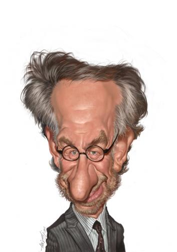 Steven Spielberg. Cartoon: Steven Spielberg