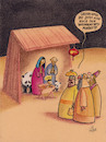 Cartoon: chinamarkt (small) by Petra Kaster tagged weihnachten,marktwirtschaft,chinesen,wirtschaft,christentum,christus