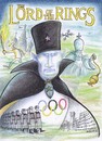 Cartoon: lord of the rings (small) by Petra Kaster tagged putin,scotchi,olympische,spiele,russland,tolkin,herr,der,ringe
