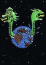 Cartoon: earth (small) by Hossein Kazem tagged earth