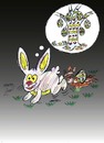 Cartoon: happy easter (small) by Hossein Kazem tagged happy,easter