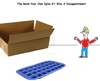 Cartoon: Do It Yourself Igloo (small) by hovermansion tagged big,box,huge,ice,cube,tray,dissapointed,customer