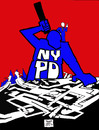 Cartoon: OCCUPY WALL STREET (small) by DaD O Matic tagged occupy,wall,st,nypd,pepper,spray,protest
