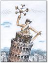 Cartoon: justice (small) by penapai tagged wind