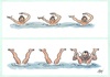 Cartoon: synchron swimming (small) by penapai tagged sex