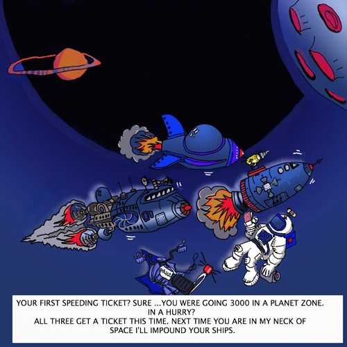 Cartoon: SPACE TICKET (medium) by tonyp tagged space,arp,tonyp,arptoons,ship,ticket