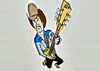Cartoon: Scott Malone pose (small) by tonyp tagged arp,guitar,scott,malone,arptoons
