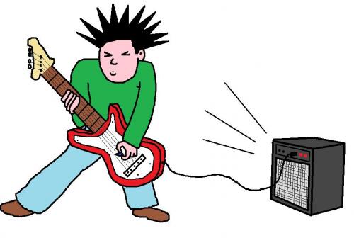 cartoons guitar